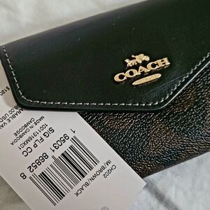Coach Black Leather Wallet